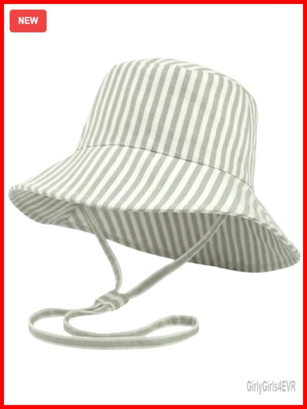 Baby Sun Hat 0-6 Months with UPF 50+ Protection, Adjustable Chin Strap, Cotton
